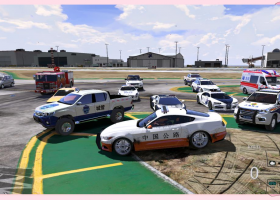 pc GTA5中国风（1.41整合版1300辆真车+183位美女与英雄+200%存档）电脑游戏下载