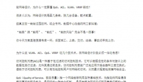 网安 专业技能 1 交换机路由器安全策略配置（ACL、VLAN 隔离）