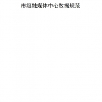 网络安全管理规范 市级融媒体中心数据规范PDF资料阅读